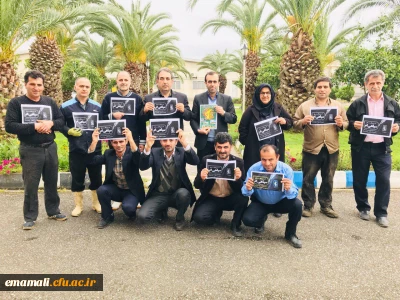 تجمع اعتراض آمیز سرپرست و کارکنان دانشگاه امام علی (ع) شهرستان بابلسر به اقدام خصمانه و وقیحانه آمریکا